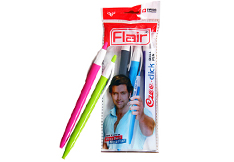 Flair Ezee Click Ball Pen <br /> Ink - Blue | Pack of 10